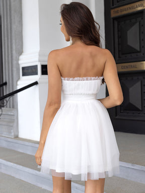 Elegantes Schulterfreies Partykleid Perfekt für Hochzeiten