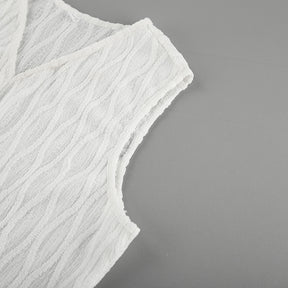 Stilvolle Jacquard-Weste für Alltag und Frühlingsmomente