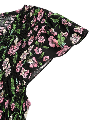 Blumen-Chic Sommerkleid Bohemian Stil für Strand & Alltag