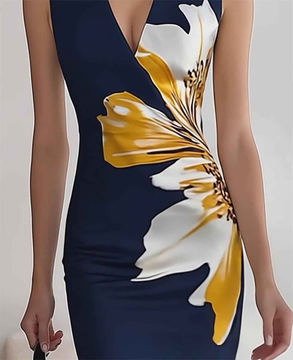 Elegantes Florales Maxi-Kleid Ideal für Besondere Anlässe