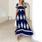 Elegantes Frühlings-Maxi-Kleid für jeden Anlass