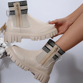 Rutschfeste Knöchelstiefel für Damen Frühling & Stadtbummel