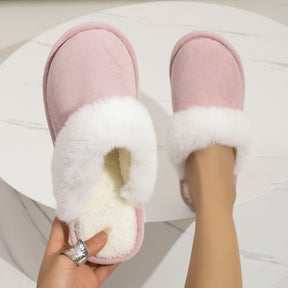 Kuschelige Winterpantoffeln rutschfest für Zuhause