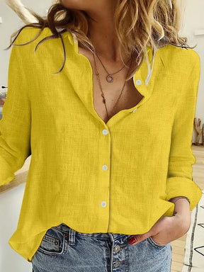 Lässige Damenbluse im Cardigan-Stil für Frühling & Alltag