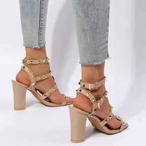 Gladiator Sandalen Chic High Heels für Alltag & Events