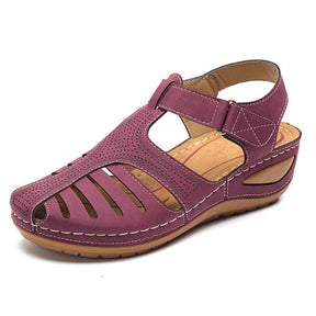 Retro Wedgesandalen Plus Size für entspannten Frühlingslook