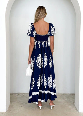 Elegantes Frühlings-Maxi-Kleid für jeden Anlass