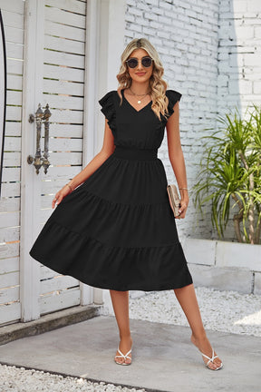 Verspieltes Rüschenkleid für Sommerabenteuer