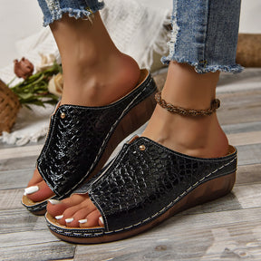 Frühling Peep Toe Slippers für Damen Alltag und Freizeit