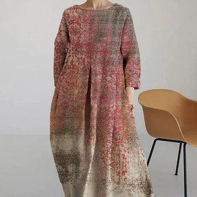 Farbenfrohes Maxikleid mit Print für jeden Anlass