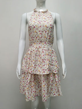 Blumiges Boho-Kleid für Strand und Alltag
