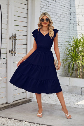 Verspieltes Rüschenkleid für Sommerabenteuer
