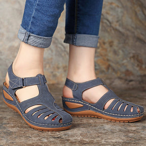 Retro Wedgesandalen Plus Size für entspannten Frühlingslook