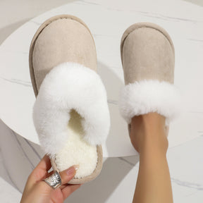 Kuschelige Winterpantoffeln rutschfest für Zuhause