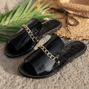 Sommerliche Kettensandalen für Strand & Freizeit