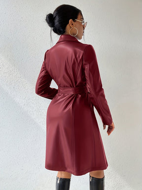 Eleganter Trenchcoat mit Revers für den Frühling