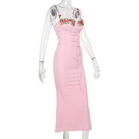 Blumiges Sommerkleid Romantisch für Besondere Anlässe