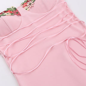 Blumiges Sommerkleid Romantisch für Besondere Anlässe