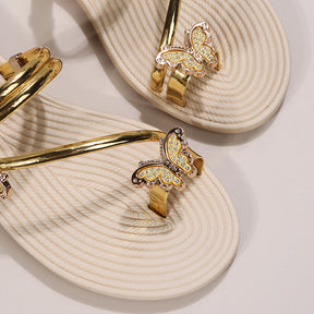 Schmetterling Sandalen Damen für Strand & Sommertrends