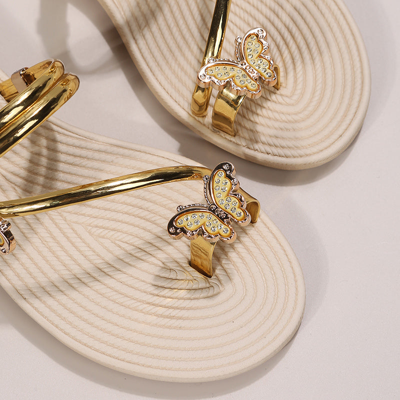 Schmetterling Sandalen Damen für Strand & Sommertrends
